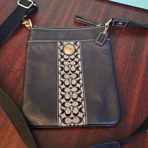 Black and Gold Crossbody Bag